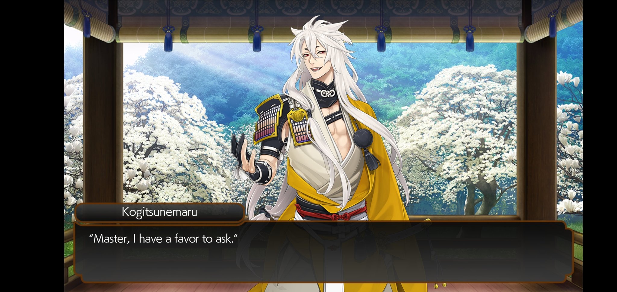 えいごばん用 Toukenranbu 英語版刀剣乱舞 修行 極 手紙 帰還台詞 刀帳 修行申し出台詞 ツリーに極画像あり 小狐丸 1 修行申し出台詞 2 1日目 3 2日目 T Co Einrezxa8b Twitter