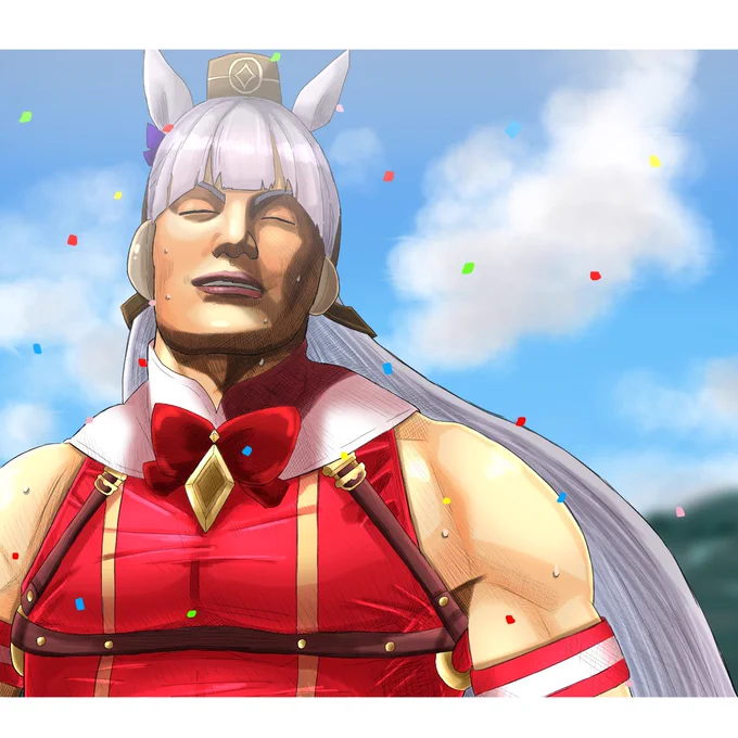 ゴルシのワープ気持ちよすぎだろ!
 #ウマ娘 
 #ゴールドシップ 
 #ワッカ 