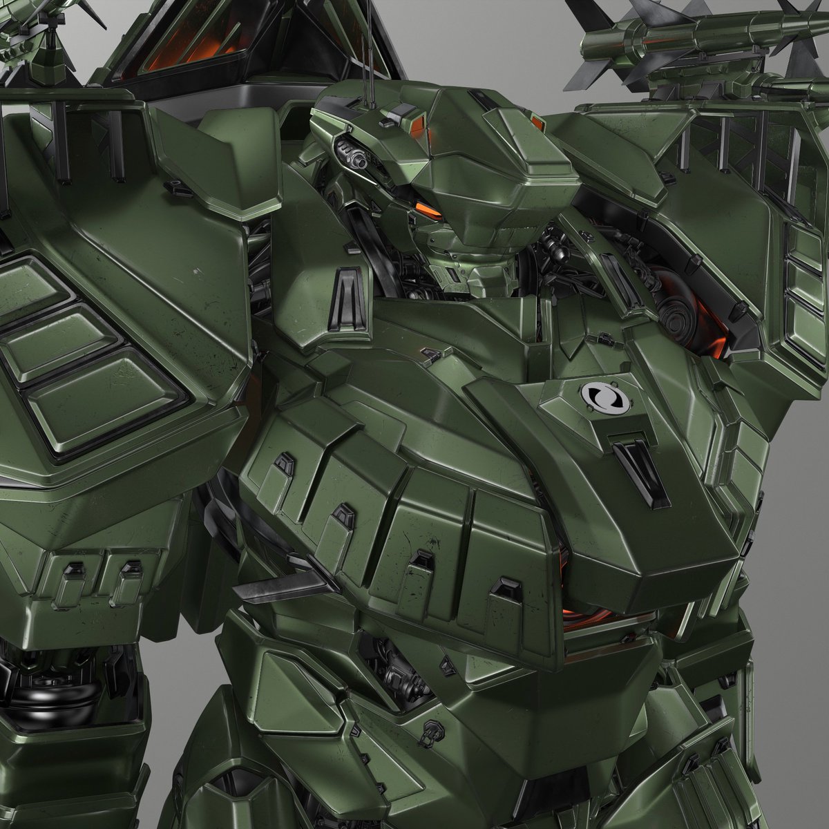 GRAYCRAFTnft's tweet photo. Built for battle. 

Introducing the GC6 Berserker variant.

🔫🔫🔫

#MECH3 https://t.co/vRZuJabU8f