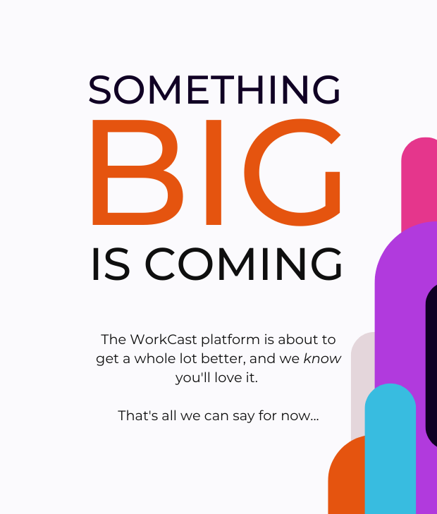 WorkCast's tweet photo. We have some exciting news on the way! 👀

Request a Demo to be the first one to know! 👉 https://t.co/S5WNTAUU45 https://t.co/2U4zkXvOWS