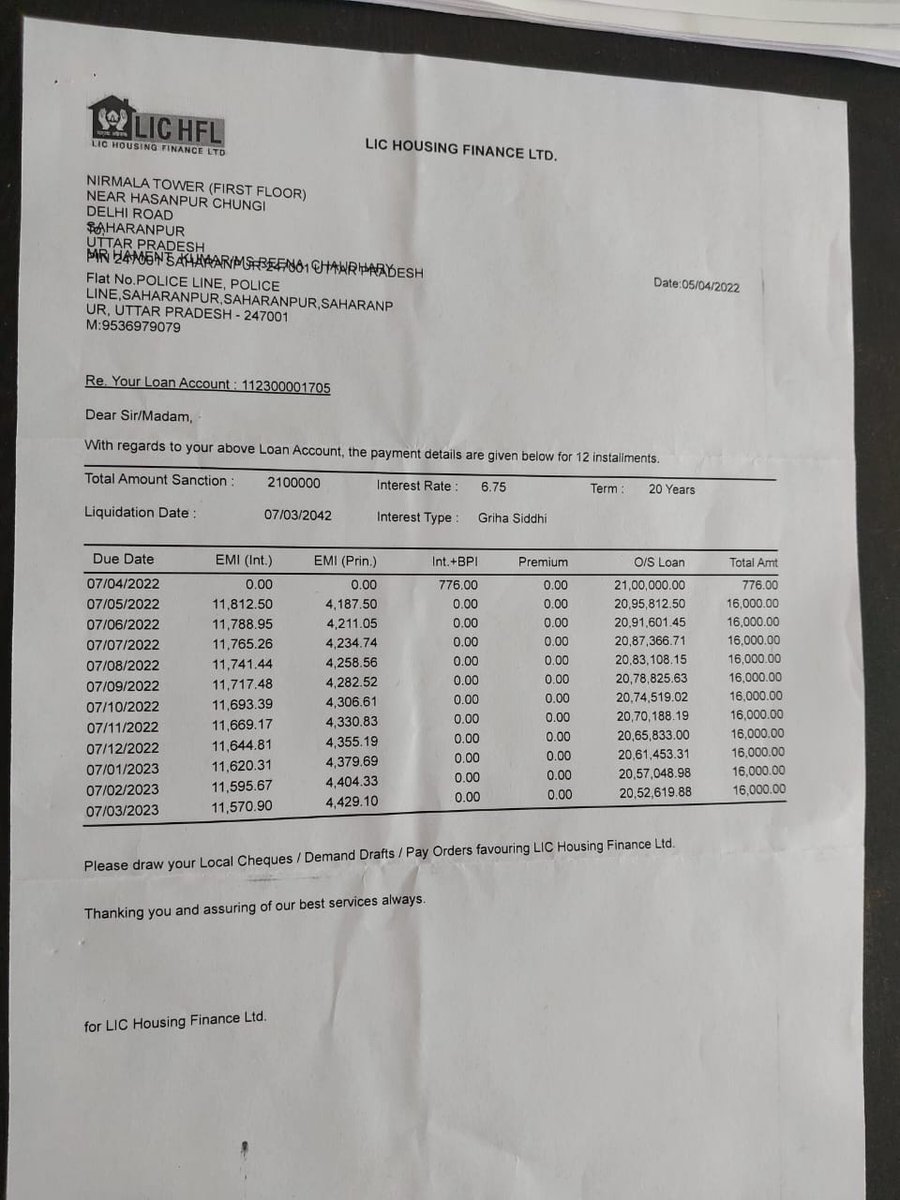 Sandeep55578482's tweet photo. #lichousingfinance #LIC #ceolic

Worst service ever, loan is sanction but cheque not released till now https://t.co/ipPM5HPnHi