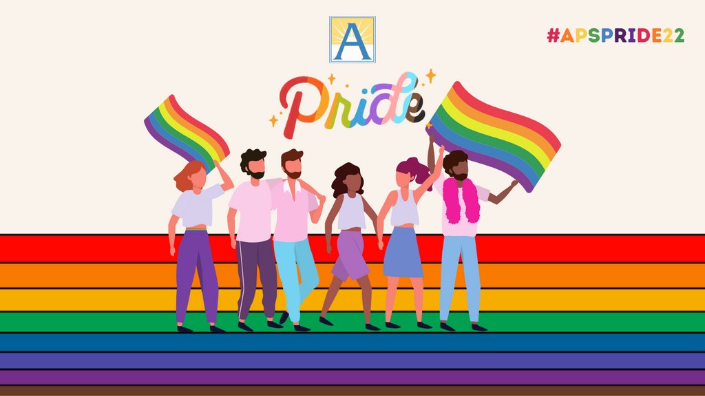 APSVirginia's tweet image. This month, APS celebrates Pride Month to support our LGBTQIA+ students and staff and to honor our diverse community. APS strives to ensure everyone feels welcomed, valued and accepted. Happy #PrideMonth! 🌈 #APSPride22 #Pride 🏳️‍🌈

Resources &amp;amp; Events ➡️  l8r.it/ewFn