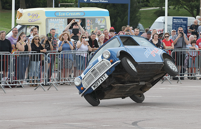 BMMuseum's tweet photo. 🔜 Almost time to celebrate more British icons - the National Metro &amp; Mini Show is here on Sun 5 June! 

Don't miss the Mini Stunt Shows &amp; hundreds of cars. For last minute tickets, visit 👇
https://t.co/Ydo7mfhgsb

#MetroMiniShow #WhatsOn #Warwickshire #Mini #CarShow https://t.co/DGSUITwgpu