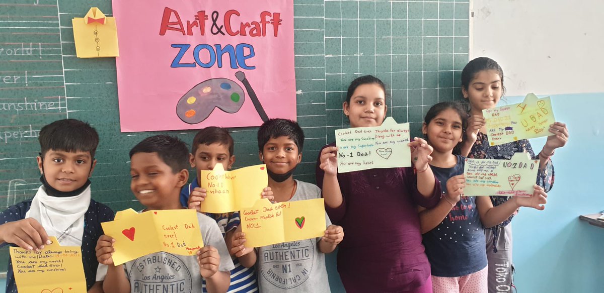 Students enjoyed a lot in summer camp they made beautiful cards for their fathers <a href="/pkdhillon08/">ParamjeetKaurDhillon</a> <a href="/KnpsIndia/">KNPS Phagwara India</a> <a href="/Kanchangold0044/">Kanchan</a> <a href="/JyotiBh28005578/">Jyoti Bhardwaj</a>