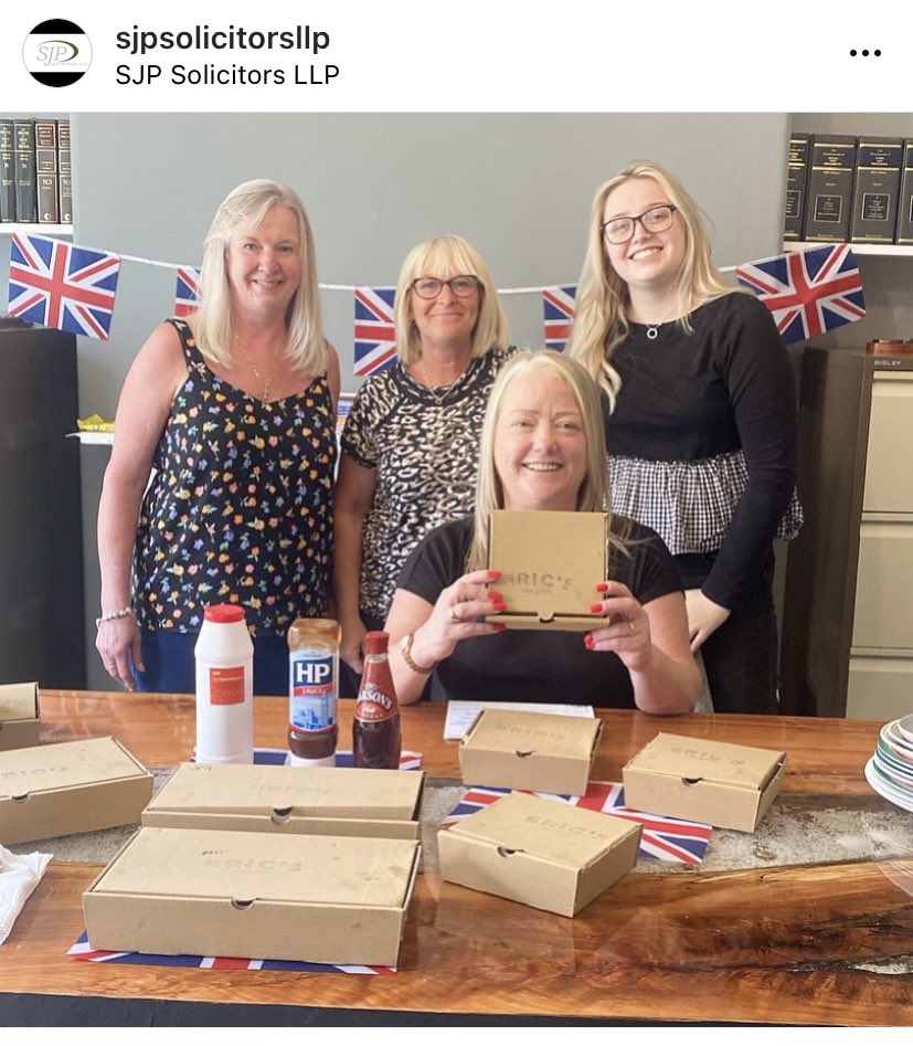 SJPsolicitorsLLP (@sjpsolicitors) on Twitter photo Before we break for the jubilee weekend the office have enjoyed some of the best of British fish and chips from local favourites <a href="/EricsFandC/">Eric's Fish & Chips</a> this lunchtime #sjpsolicitors #norfolksolicitors #locallawyers #platinumjubilee Before we break for the jubilee weekend the office have enjoyed some of the best of British fish and chips from local favourites <a href="/EricsFandC/">Eric's Fish & Chips</a> this lunchtime #sjpsolicitors #norfolksolicitors #locallawyers #platinumjubilee
