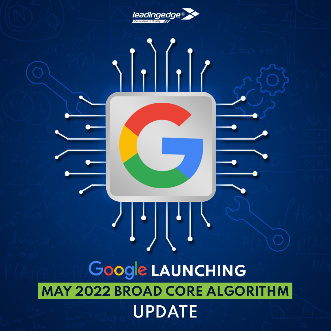 weleadingedge's tweet image. Google launched a broad core algorithm update, called the May 2022 core update, after six months.

For more information click here - bit.ly/3M7tln6
#coreupdate #googleseoupdate #broadcorealgo #google #organicsearch  #googlealgorithmupdate #algorithmupdate