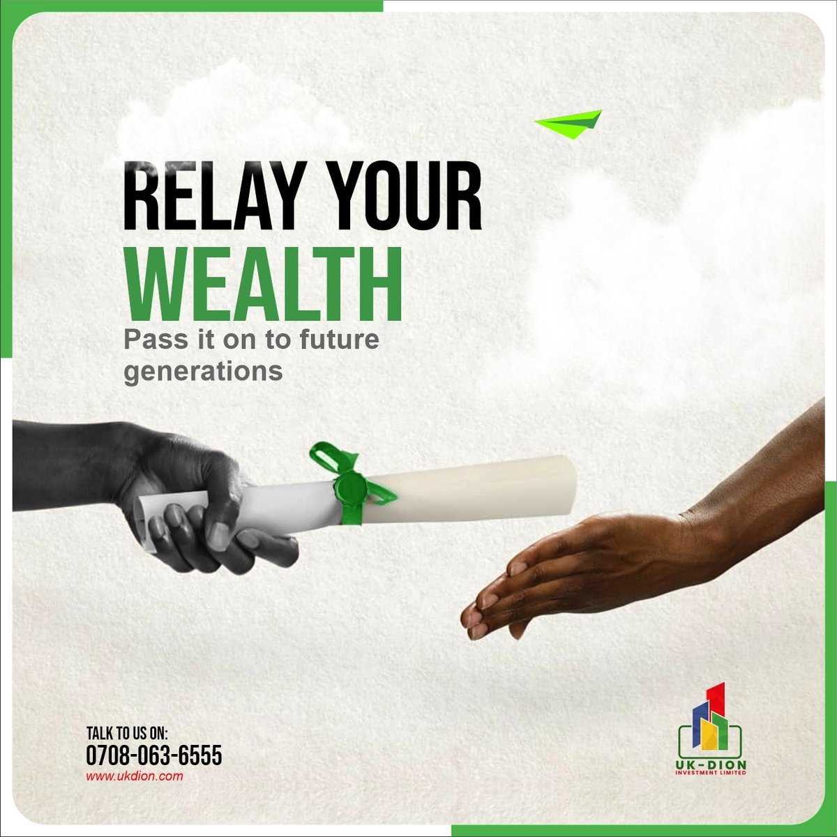 ukdiongroup's tweet photo. Building generational wealth can be described as a "Relay Race"...

Let's help you build and relay your wealth to future generations.

#buildforyourlegacy 
#financialadvisory 
#advisoryservices 

#wesimplyaddvalue https://t.co/WranKS26uK