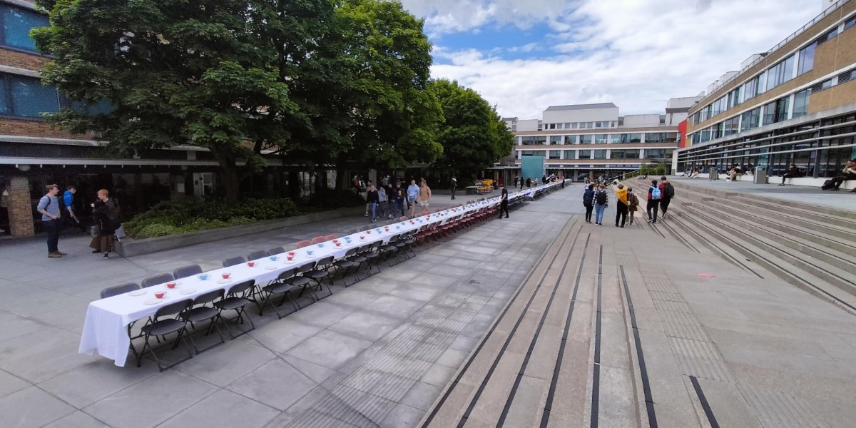 It's all coming together for our Jubilee Afternoon Tea at Alexandra Square, this afternoon ☕🍰😋