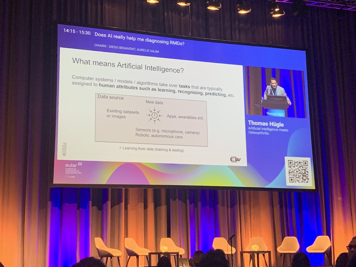 What’s the role of artificial intelligence in RMDs? #EULAR2022 #emeunet