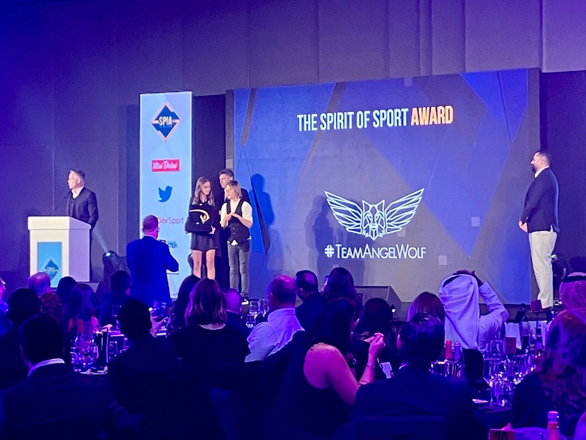 We would like to congratulate @TeamAngelWolf on their win at the Sports Industry Awards SPIA 2022. The team took home The Spirit Of Sport Award, much deserved recognition for all the hard work they do.

#SPIA2022 #SportIndustryAwards