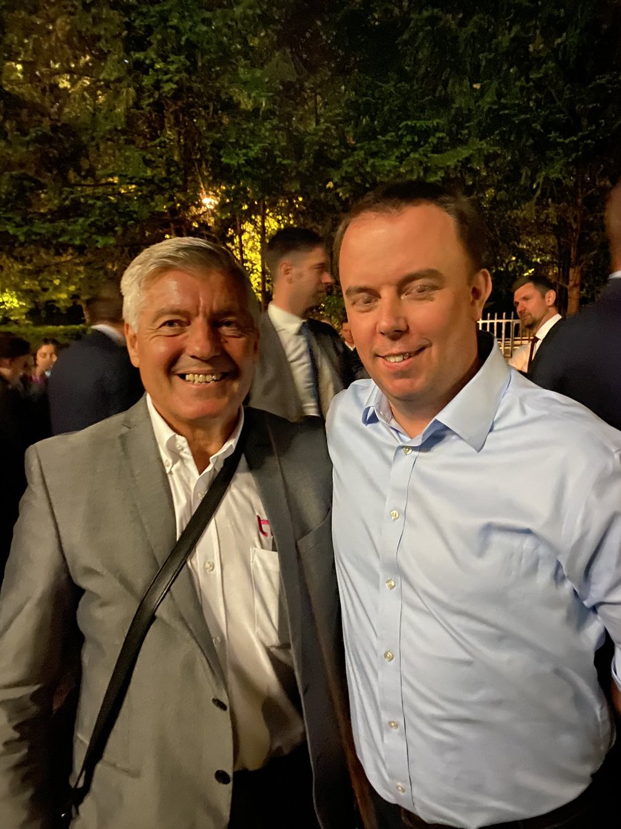 Tempus_novo's tweet photo. Our founder Val with Rory at the CSJ party. Rory is criminal justice special advisor to our PM, and supports the TN model. As an ex cop he gets it & wants to see us grow to more corners of the UK ๐ฌ๐ง #lesscrime #lessvictims https://t.co/gnH527ODpd
