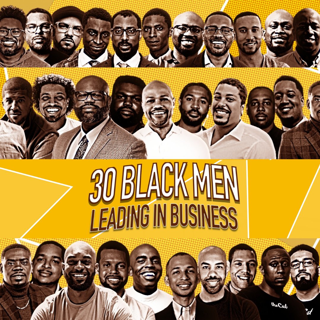 blacktobusiness's tweet photo. 🎉 June is dedicated to Black men who are leading!

👉🏿This year, we’ve partnered with @creativebrutha again to curate our 2022 list of Black men inspiring in the business world and in their communities.

📍Check out the full list--> https://t.co/yxReqVQ0r6 https://t.co/cLWfs93Rx9