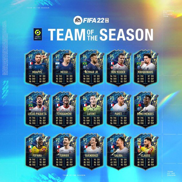 KUSH23TV_'s tweet photo. Do you need some FIFA Points for Ligue 1 Team of The Season! 🥳🎉🚨 #FIFA22 #FUT22 

Like this tweet and retweet! ✅ https://t.co/Ixlqf5Td1Y