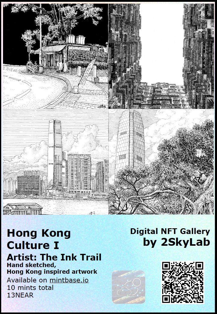 2SkyLab's tweet photo. Here is the first of three @threexr_ galleries on @mintbase, scan qr code to access the buy link, enjoy your very own gallery ☺ Don't forget, this is a gated space! Only ones who hold this NFT will have access into the gallery 🔑 https://t.co/JLyivIlMrv
