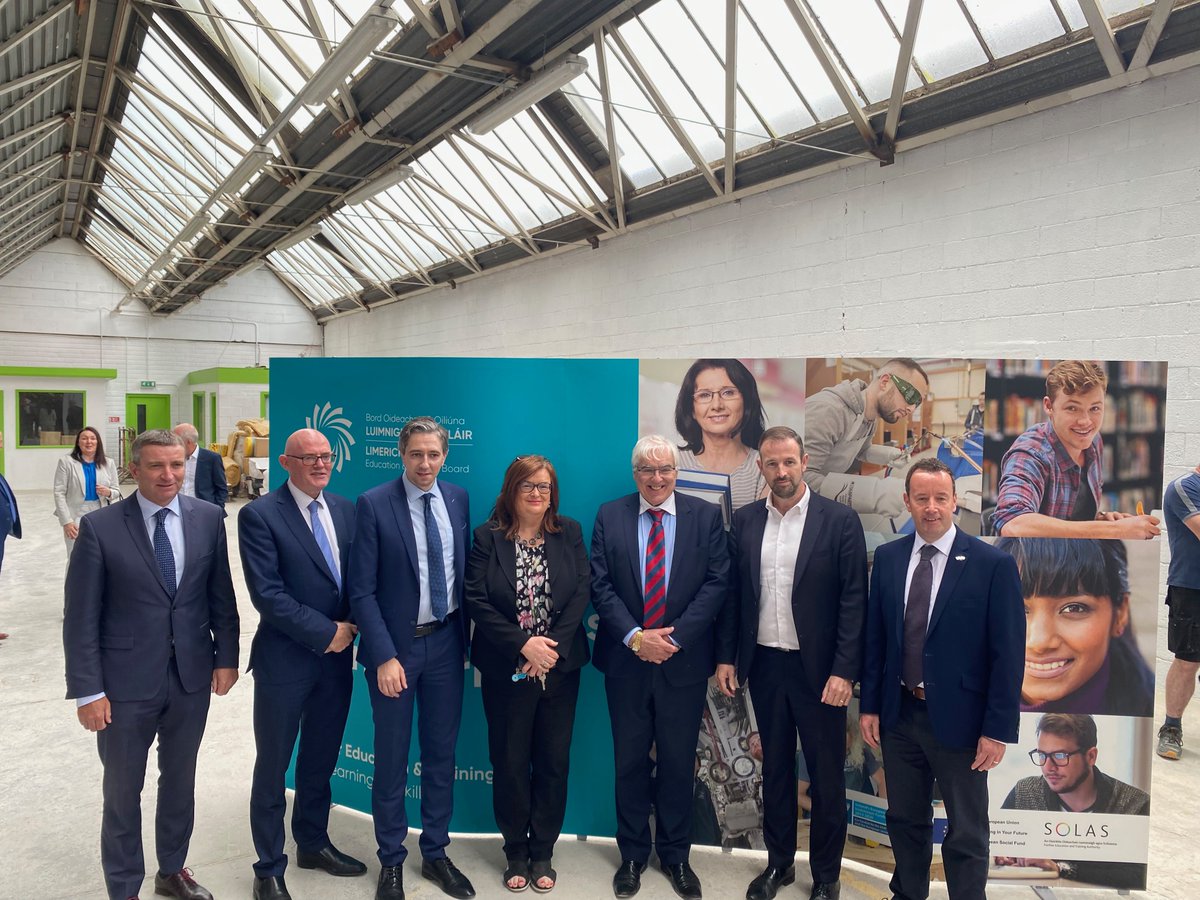 Exciting times for our Further Education and Training community as Ministers @SimonHarrisTD and @NiallCollinsTD announce major investments in skills training for the Mid-West region. Find out all the details here👉bit.ly/3zbr7Ag