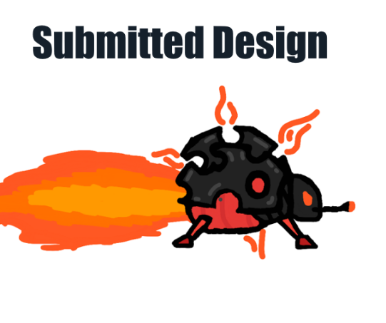 PikminNF's tweet photo. The Flare Beetle went through a lot of change for its final design, its the design that was changed the most from its submission to its final appearance. The final design was created as a combination of the two concept designs, mixing them and making the design more aerodynamic. https://t.co/LL7Z9JZsNw