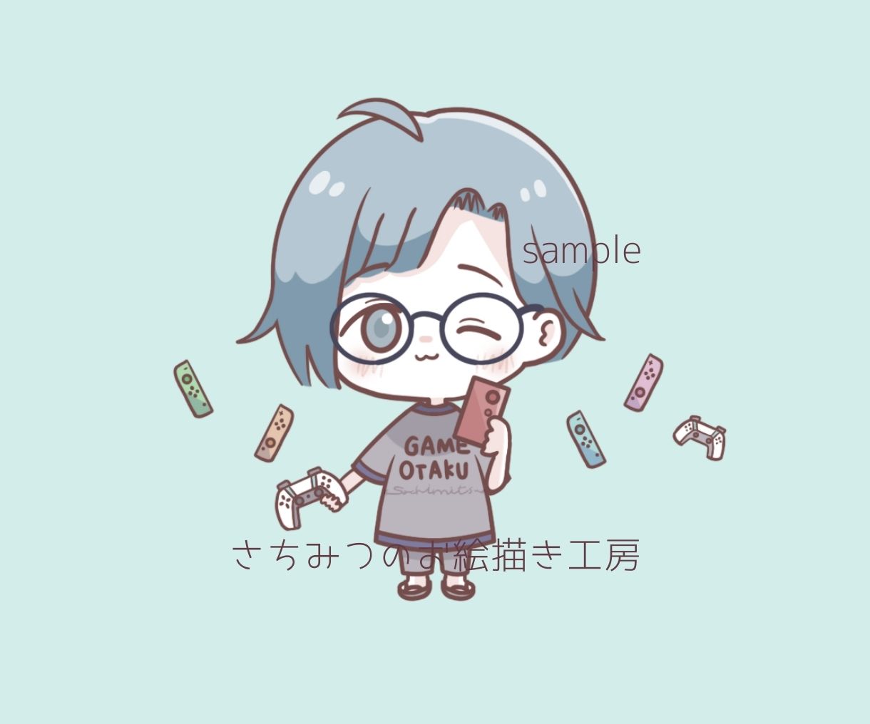 تويتر さちみつ على تويتر 青髪 の男の子です 絵 アイコン作成 イラスト アイコン オリジナルイラスト アイコンイラスト 創作イラスト ゆるい絵 全身イラスト お絵描き ゲーム ゲームイラスト コントローラー Art 絵柄好みって人にフォローされたい