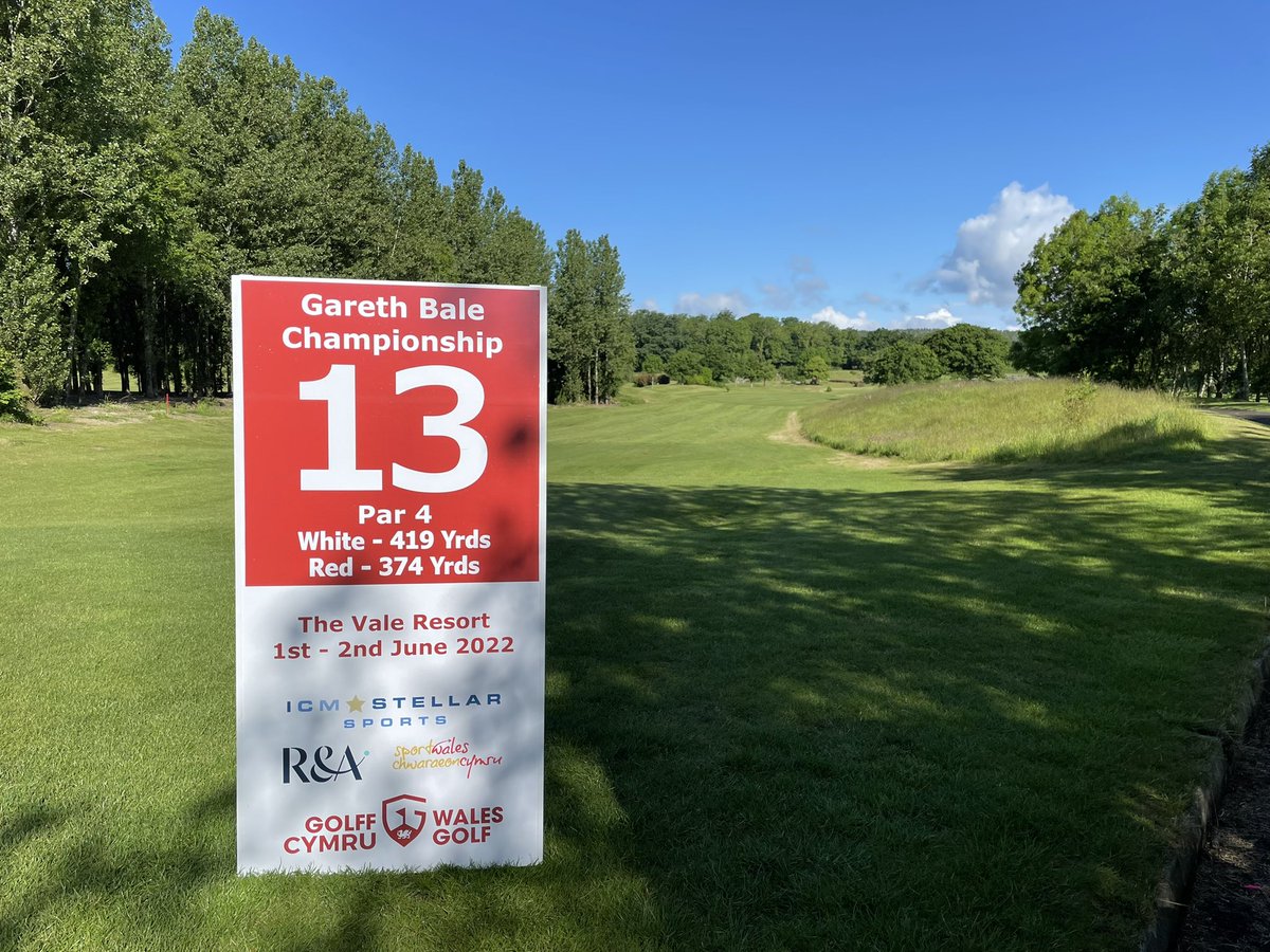 ScoreboardsGolf's tweet photo. Delighted with tee signage for the @GarethBale11 Championship at the stunning @TheValeResort Wishing all the boys &amp; girls an enjoyable few days🏌️‍♂️🏌️‍♀️🏆 https://t.co/4pTAKs9snH