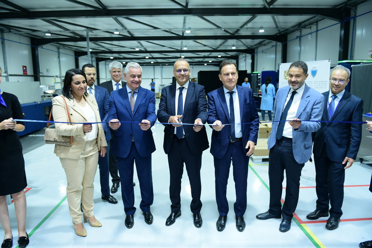sicpa's tweet photo. .@sicpa Morocco inaugurated today its new regional #coding centre for highly secure tax stamps in Casablanca. It allows for the annual coding of approximately 3.2 billion stamps for several African countries in addition to #Morocco.
➡️https://t.co/Aeu5zoTVdX https://t.co/WRda7psVHA