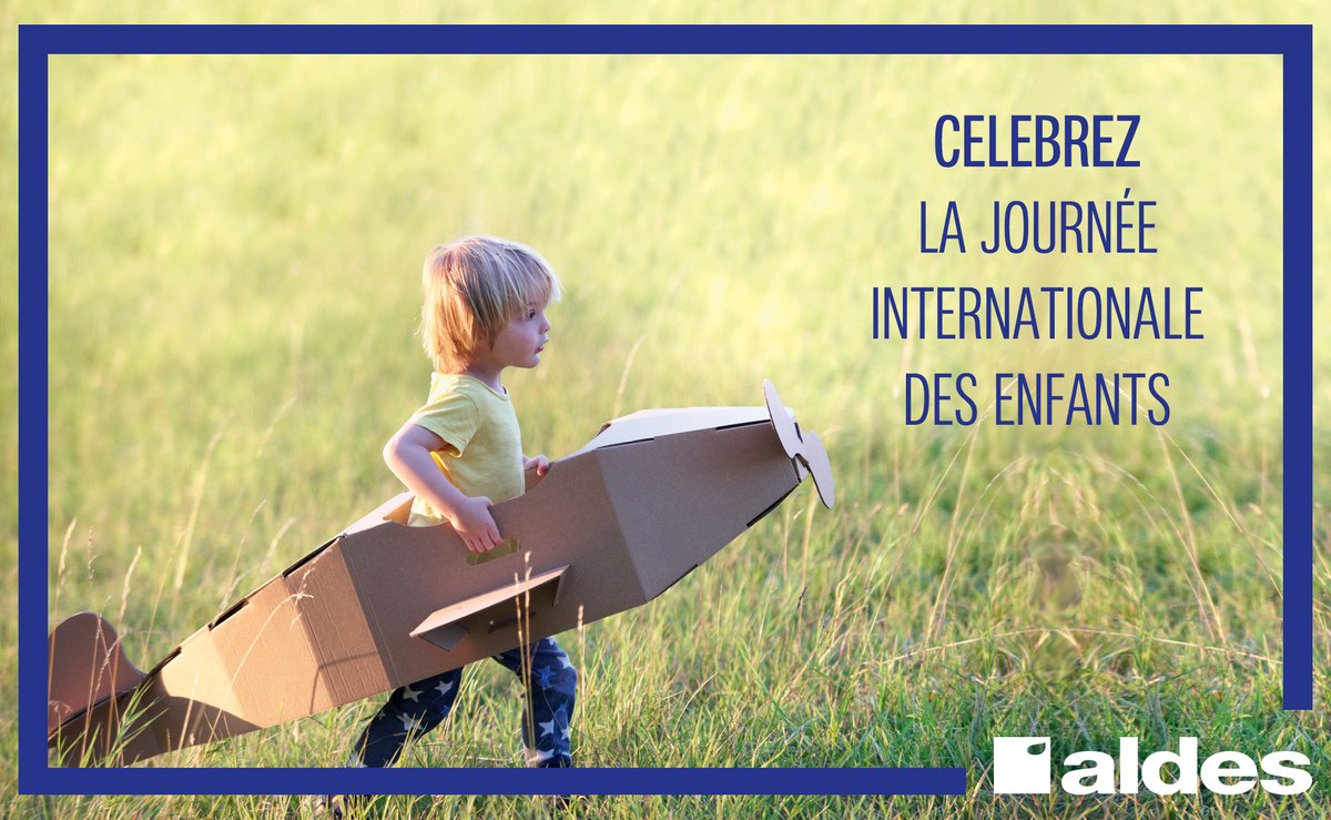 Aldes prend soin de la santé de vos enfants en s'assurant que l'air qu'ils respirent à la maison, à l'école et des les lieux publics est propre et frais! aldes-na.com/fr/ventilation… #AldesNAM #InternationalChildrensDay #IAQ