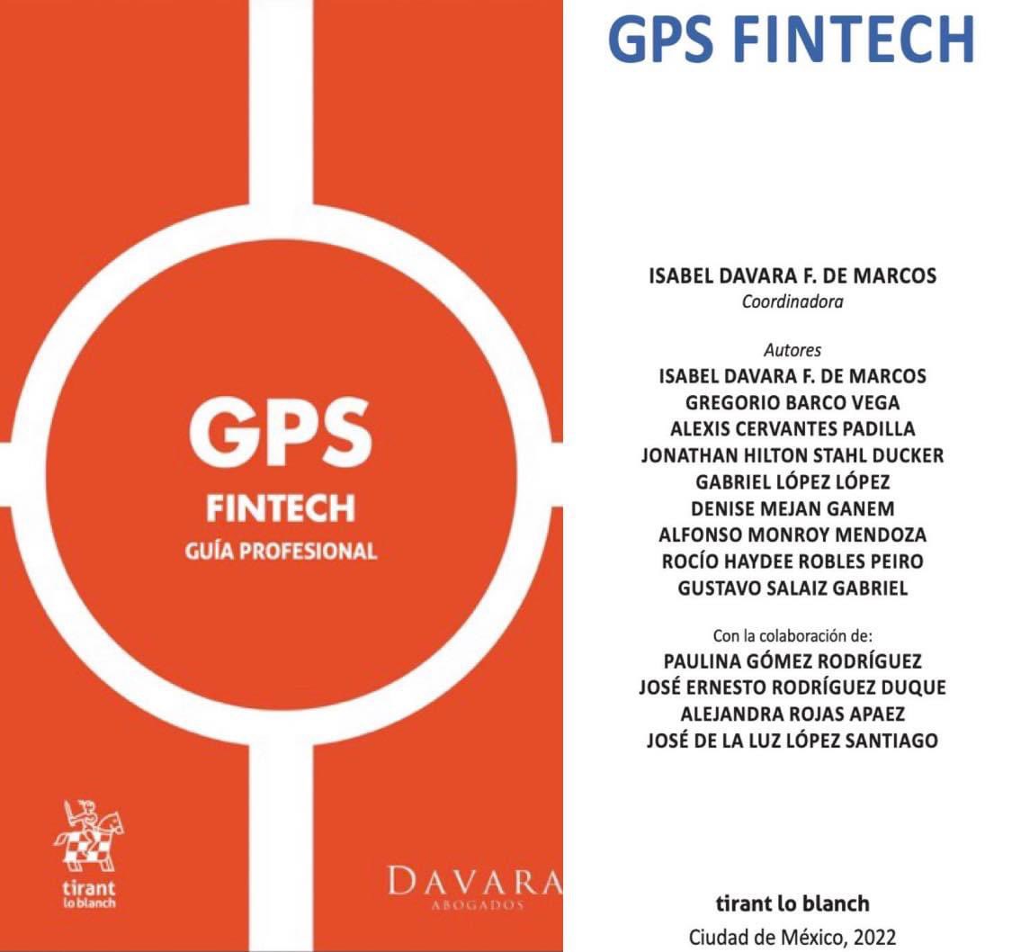 dmejan's tweet photo. Muy contenta comparto que se ha publicado el libro “GPS FINTECH”, @Tirantmexico en el cual tuve el honor de participar gracias a la invitación de @isabeldavara @GregorioBarco

Obra dedicada al estudio de la regulación #fintech con la participación de grandes expertos en el tema. https://t.co/phnP2D9p36