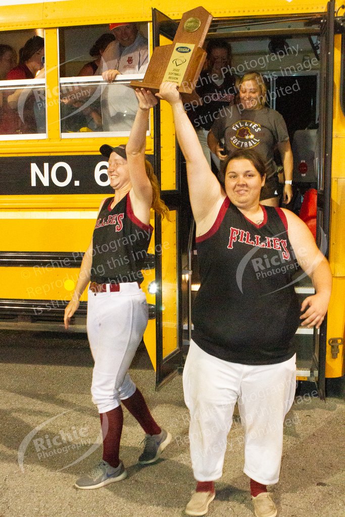 HCSchools's tweet photo. State Tournament Bound! Your 2022 10th Region Champions - the Harrison County Softball Fillies! Congratulations Fillies! https://t.co/TYa6vhK7HO