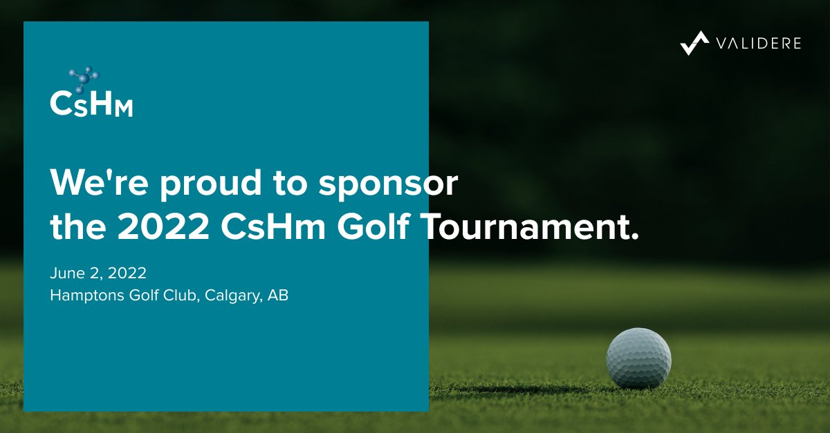Validere's tweet image. Validere is proud to sponsor the @CSHM_CGY's 2022 Golf Tournament.

We look forward to seeing everyone hit the links at tomorrow's event!