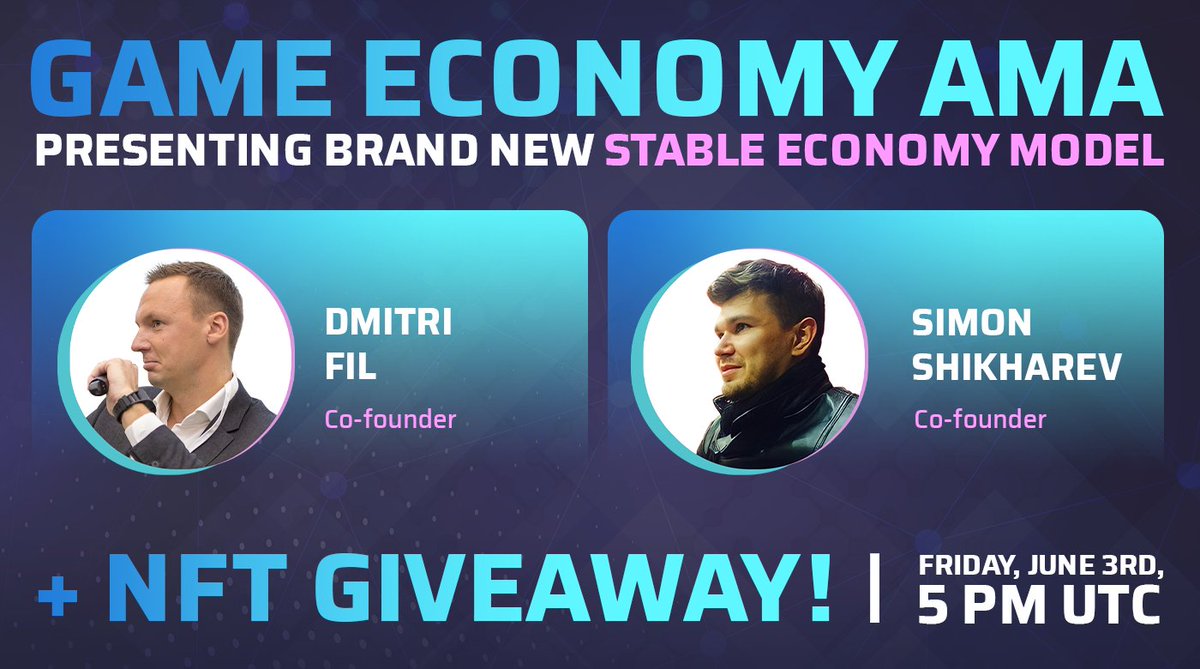 cryptobots_game's tweet image. Pre-Launch AMA on Cryptobots Game Economy — Friday, 5PM UTC! 🎙️

Cryptobots founders will present STABLE ECONOMY GAME — a brand new economic model to disrupt the play2earn Ponzi market!

🎉 Featuring a giveaway of Classic Bot NFT!

👇 Set up a reminder 👇
