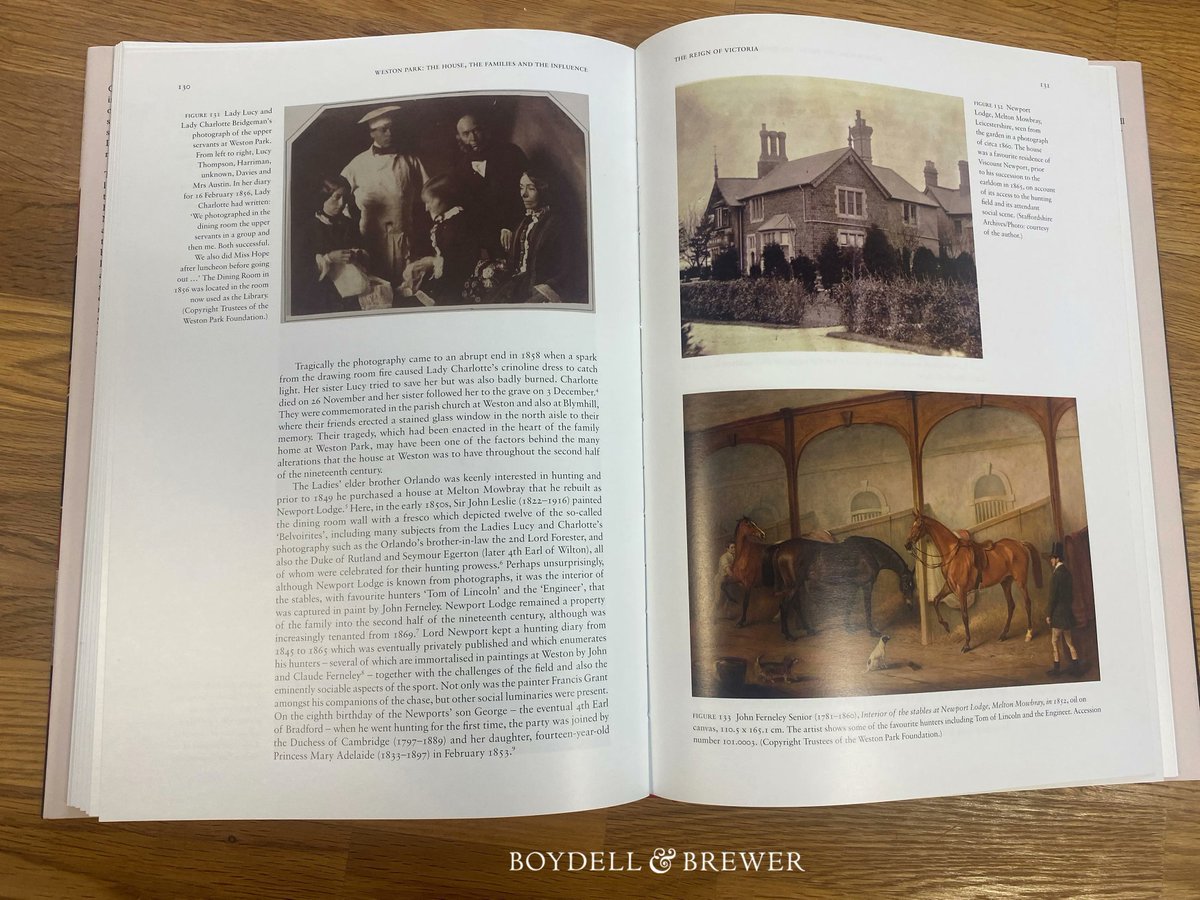 boydellbrewer's tweet photo. Weston Park, by Gareth Williams, seeks to tell the story of the house, its setting, extraordinary collections &amp; the influence that it has had on wider communities through the history of those who have owned &amp; cared for it. 
With 205 colour illustrations. https://t.co/mak7jJLh0N https://t.co/tReHHzMSYT