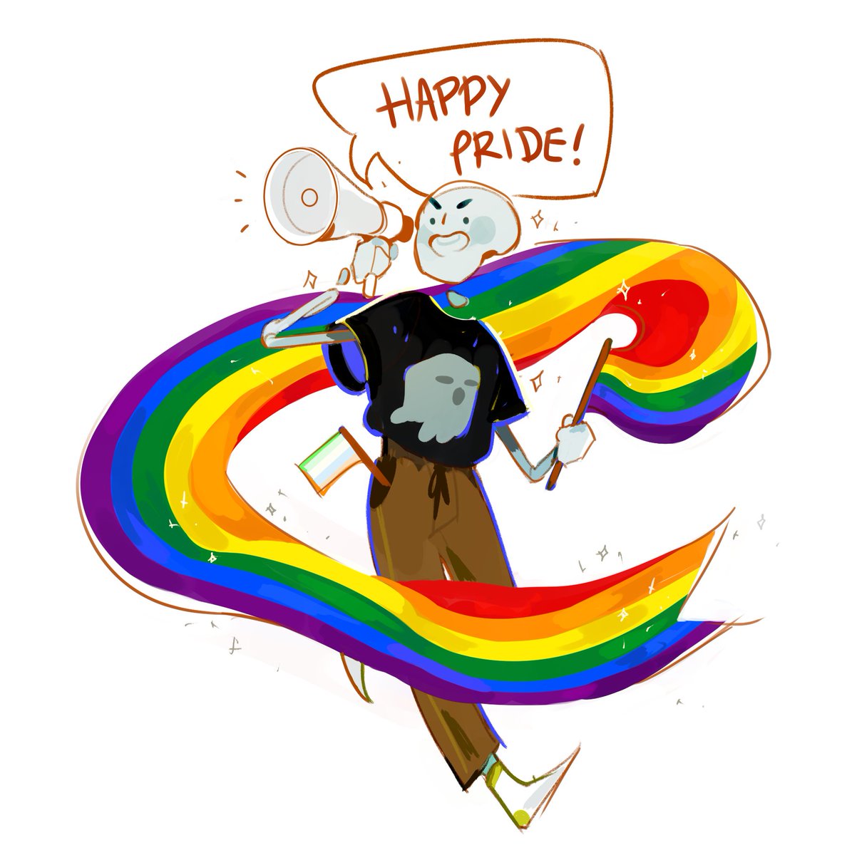 「Happy Pride! 🏳️‍🌈

Doesn't matter if y」|fernのイラスト