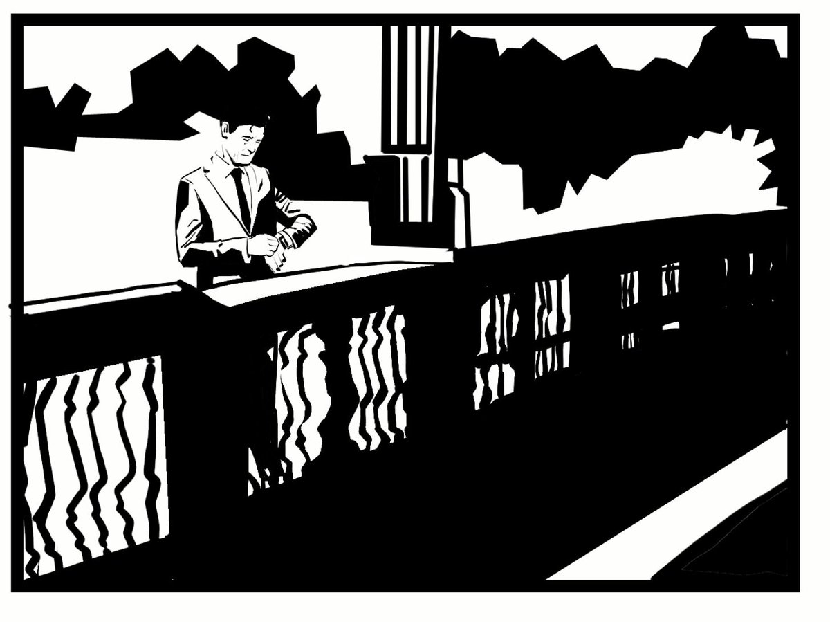 here's where i do all the real thinking. Blocked in the shapes, shadows and now is when i carve away or add stuff that no one will notice. How much info needed to define trees, face, gesture, etc....it's a silly thing but my favorite part https://t.co/UrNTBhnmi2