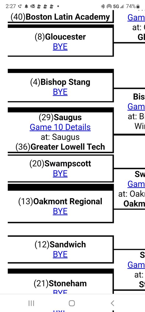 We are playing Saugus. Let's go <a href="/GLTECHBaseball/">GL Gryphon Baseball</a> @BostonHeraldHS