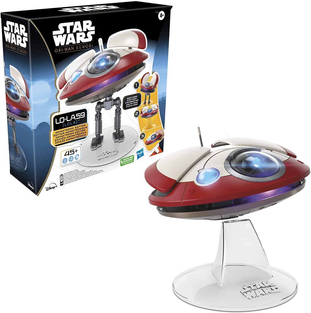 Wario64's tweet photo. Star Wars L0-LA59 (Lola) Animatronic Edition, OBI-Wan Kenobi Series-Inspired Electronic Droid Toy available for preorder on Amazon ($89.99) https://t.co/Z1iV9pZBsr #ad https://t.co/JE1LZmesec