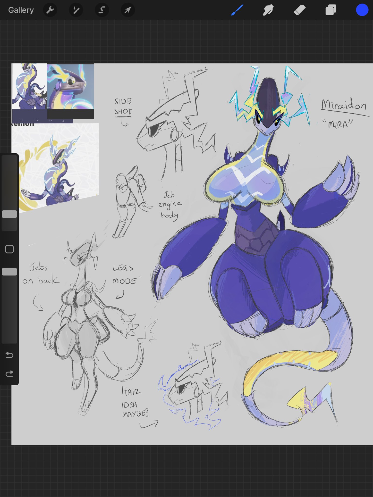 Kili on X: My neurons fired off and I had to rough a design for a Miraidon  girl 🥴 t.cosr8NuIJEYs  X