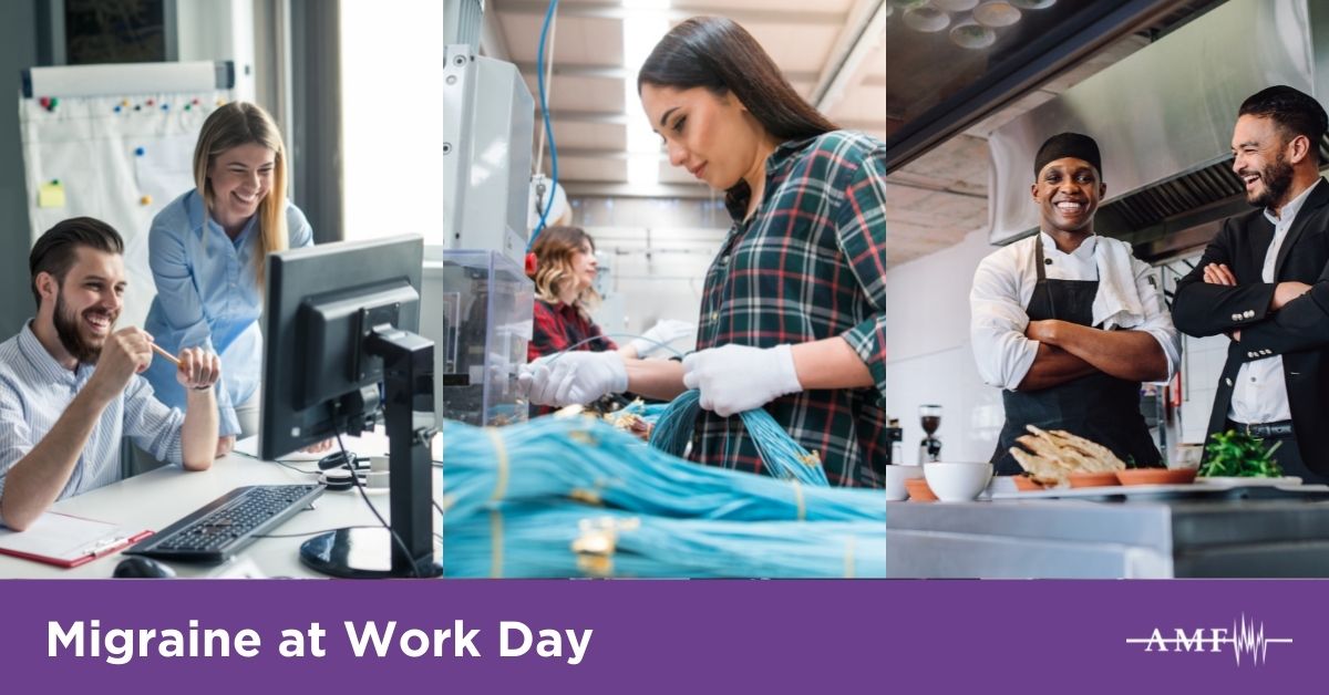 amfmigraine's tweet photo. #Migraine is the third most prevalent disease worldwide. It affects 39 million people in the U.S. alone (1 in every 6 individuals) and impacts every workplace. Using your voice to raise awareness for those who deal with this debilitating disease at work can make a big difference. https://t.co/ycPRUHDjL6
