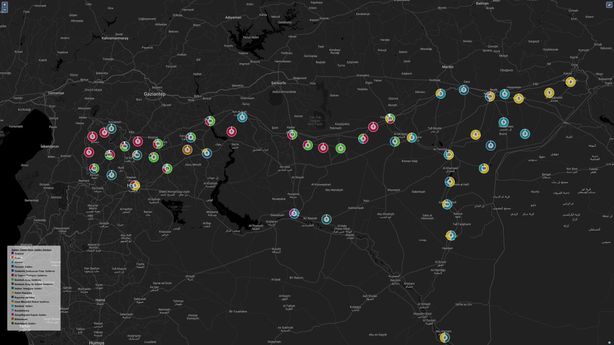 💥Cb. Erdoğan'ın #Suriye'nin kuzeyinde yeni bir askeri harekata yönelik açıklamalarının ardından #YPG #TalAbyad'ın merkezini hedef aldı. Saldırı sonucunda en az üç sivil hayatını kaybetti. İşte sivilleri hedef alan YPG saldırılarına ilişkin verilerimiz.