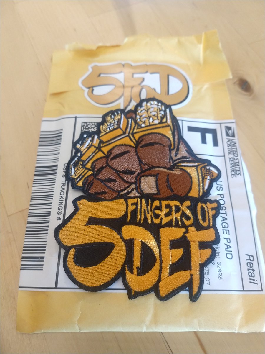 What'd the 5 Fingers say to the face ? SLAP! I'm Rick James...patch! <a href="/five_Fod/">FiveFingersOfDef</a> #5FingersOfDef #5FOD #freshmerch