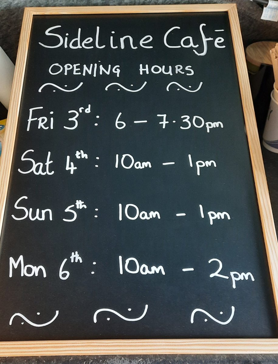AghadaShop's tweet photo. The #sidelinecafé  @AghadaGAA  officially opens this Friday ! See below info on opening hours for the bank holiday weekend! ☕️🇳🇬🎉
@AghadaGAA @AghadaJuvGAA
@AghadaLGFA 
@Aghadacamogie 

#Café #bankholiday #Cork
#eastcork #corkharbour #GAA #Coffee #aghada https://t.co/mv8H1pgQQc