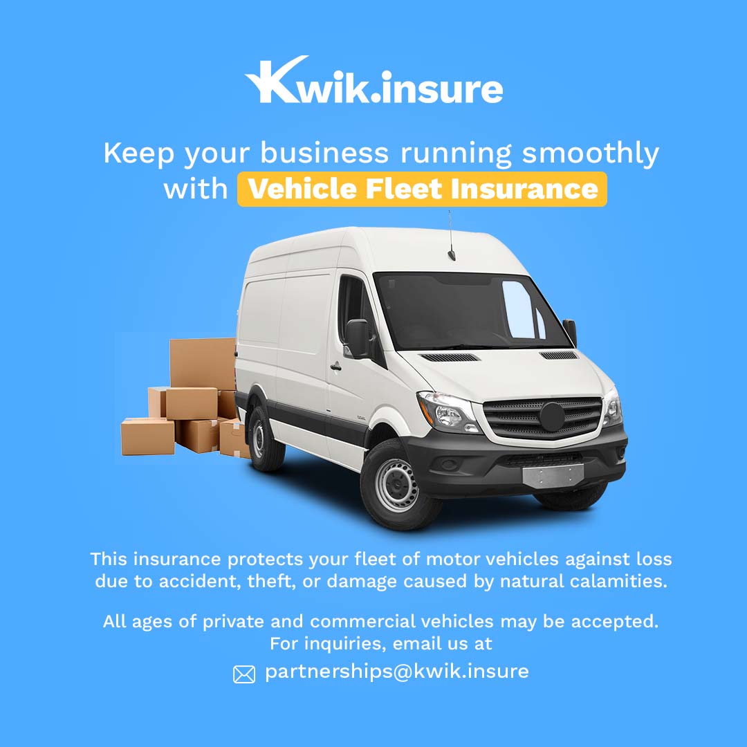KwikInsure's tweet photo. Managing a business could be hectic and good thing vehicle fleet insurance is just one of the many products that we can provide to our clients. You may connect with us at partnerships@kwik.insure for a free insurance consultation. https://t.co/2sz7hWgNIp