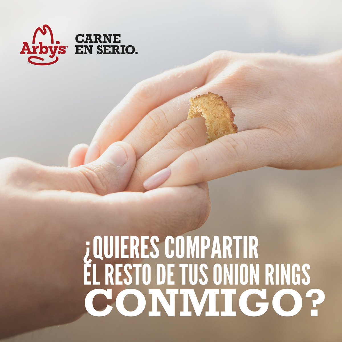 ArbysMexico's tweet photo. El verdadero compromiso es compartir tus Onion Rings con alguien. https://t.co/X5MXIMT4HQ