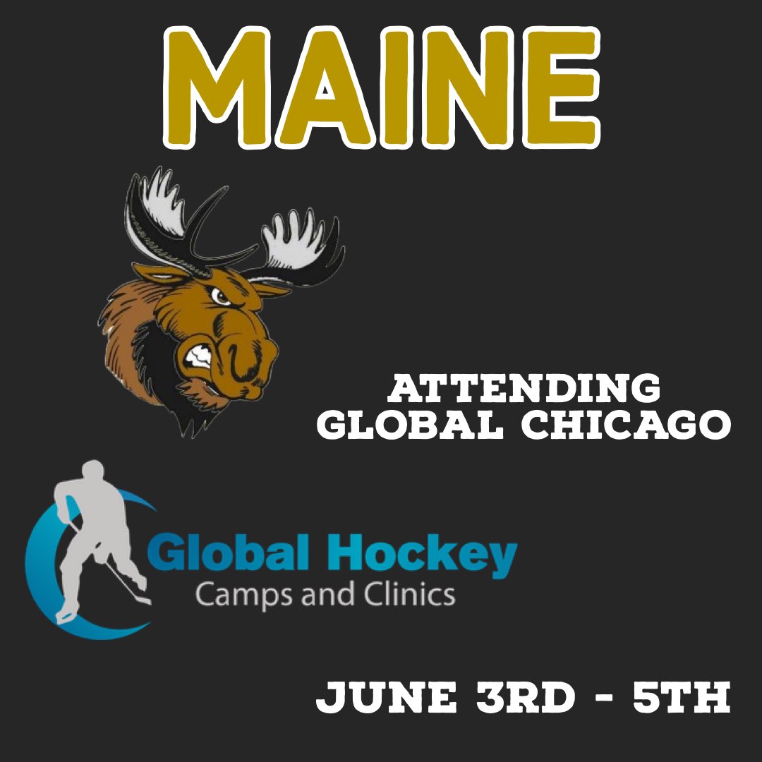 The Maine Moose Head coach will be at <a href="/Globalcamps/">Global Hockey Camps</a> in Chicago this weekend scouting for the upcoming season! If interested in learning more please email head coach at adrulia@mainemoosehockey.com #development #advancement