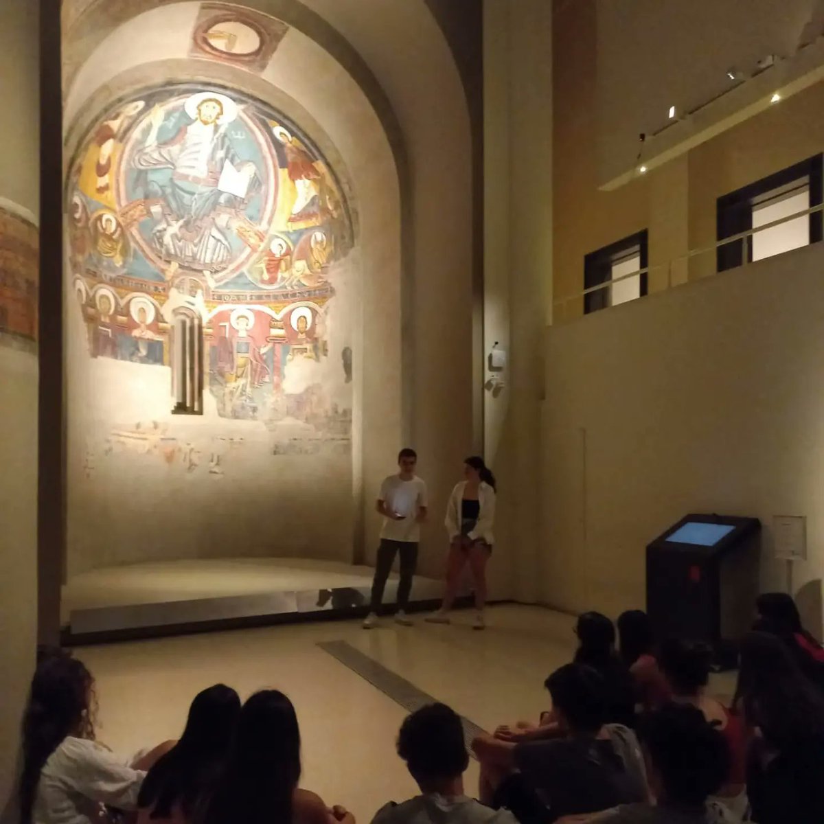 escolapiabalmes's tweet photo. Avui, amb l'alumnat de 4 d'ESO C hem anat al Museu Nacional d'Art de Catalunya per descobrir la simbologia de les principals obres del romànic i gòtic català. Tota una experiència participativa! @museunacional  #ESOEPB https://t.co/BOceQcX2K9
