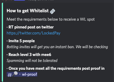 LockedPay tweet media