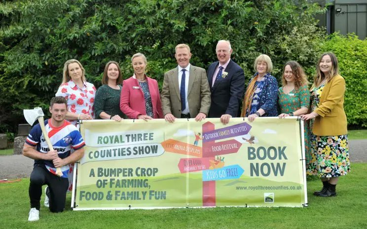 PunchlineHerefords (@punchlineherefs) on Twitter photo Centenary celebration marks return of #food & #farming event: buff.ly/3GHKtz0
<a href="/3countiesshows/">Three Counties</a> <a href="/AdamHenson/">Adam Henson</a> @Glenpen23 @WestonsCiderMil <a href="/highsheriffs/">High Sheriffs' Association of England and Wales</a> <a href="/HfdsCouncil/">HerefordshireCouncil</a> <a href="/STIHL/">A. STIHL AG & Co. KG</a> <a href="/Timbersports/">STIHL TIMBERSPORTS</a> <a href="/TeamGB/">Team GB</a> <a href="/BerringtonWater/">Berrington Water</a> <a href="/HCRlawChelt/">HCR Law Cheltenham</a> @wpduk <a href="/ludlowdrygin/">Ludlow Distillery - Ludlow Gin & Whisky</a> <a href="/JeremyClarkson/">Jeremy Clarkson</a> <a href="/MarkDiacono/">Mark Diacono</a> Centenary celebration marks return of #food & #farming event: buff.ly/3GHKtz0
<a href="/3countiesshows/">Three Counties</a> <a href="/AdamHenson/">Adam Henson</a> @Glenpen23 @WestonsCiderMil <a href="/highsheriffs/">High Sheriffs' Association of England and Wales</a> <a href="/HfdsCouncil/">HerefordshireCouncil</a> <a href="/STIHL/">A. STIHL AG & Co. KG</a> <a href="/Timbersports/">STIHL TIMBERSPORTS</a> <a href="/TeamGB/">Team GB</a> <a href="/BerringtonWater/">Berrington Water</a> <a href="/HCRlawChelt/">HCR Law Cheltenham</a> @wpduk <a href="/ludlowdrygin/">Ludlow Distillery - Ludlow Gin & Whisky</a> <a href="/JeremyClarkson/">Jeremy Clarkson</a> <a href="/MarkDiacono/">Mark Diacono</a>