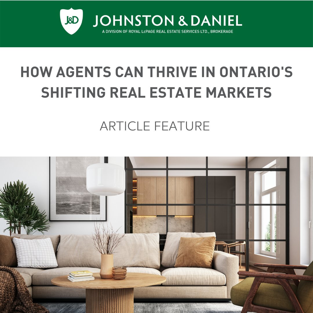 How Agents Can Thrive In Ontario’s Shifting Real Estate Markets.

Check out the featured article by Storeys on the Johnston &amp; Daniel website!

💻 View Full Article Details:  johnstonanddaniel.com/how-agents-can…