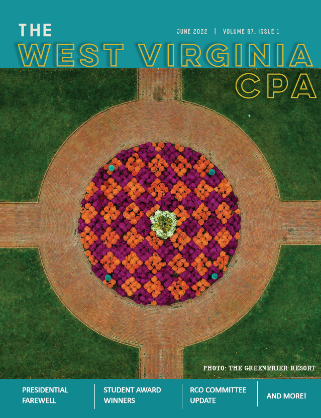 WVSCPA's tweet photo. The June edition of The West Virginia CPA is now available to download for Members! Head to https://t.co/D2BRyuL89H for your copy or check your email inboxes! https://t.co/w7Vsd0VH1v