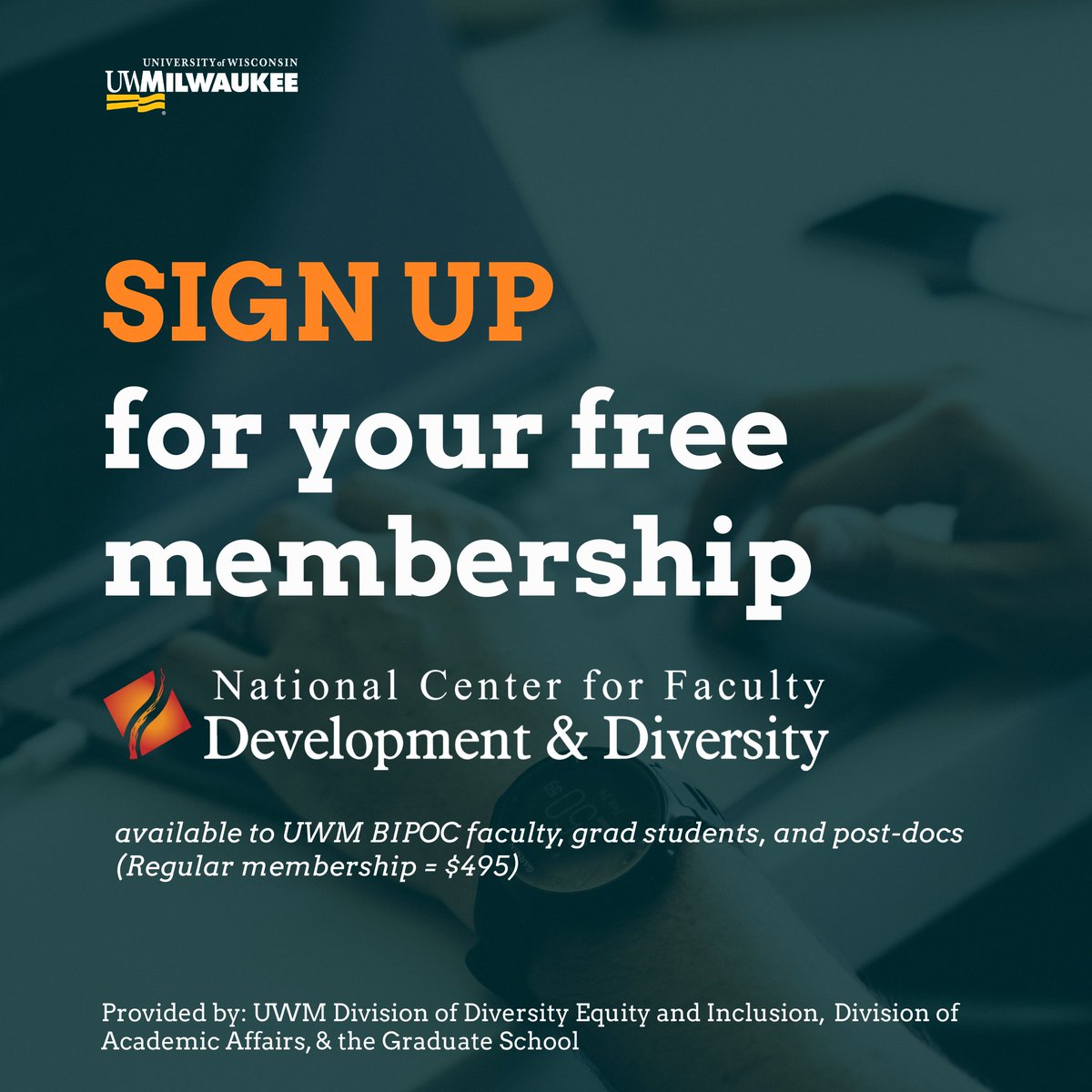 uwm_msc's tweet image. So thankful for UWM&apos;s investment in this NCFDD institutional membership! Celebrating by launching our summer writing series, Wednesdays at 1. Register at sites.uwm.edu/multiculturals…