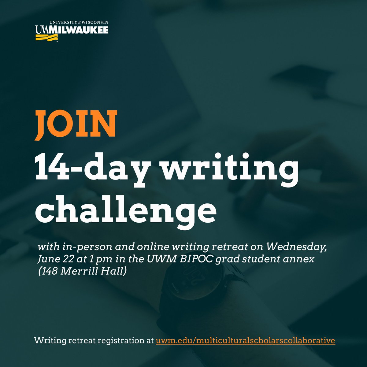 uwm_msc's tweet image. So thankful for UWM&apos;s investment in this NCFDD institutional membership! Celebrating by launching our summer writing series, Wednesdays at 1. Register at sites.uwm.edu/multiculturals…