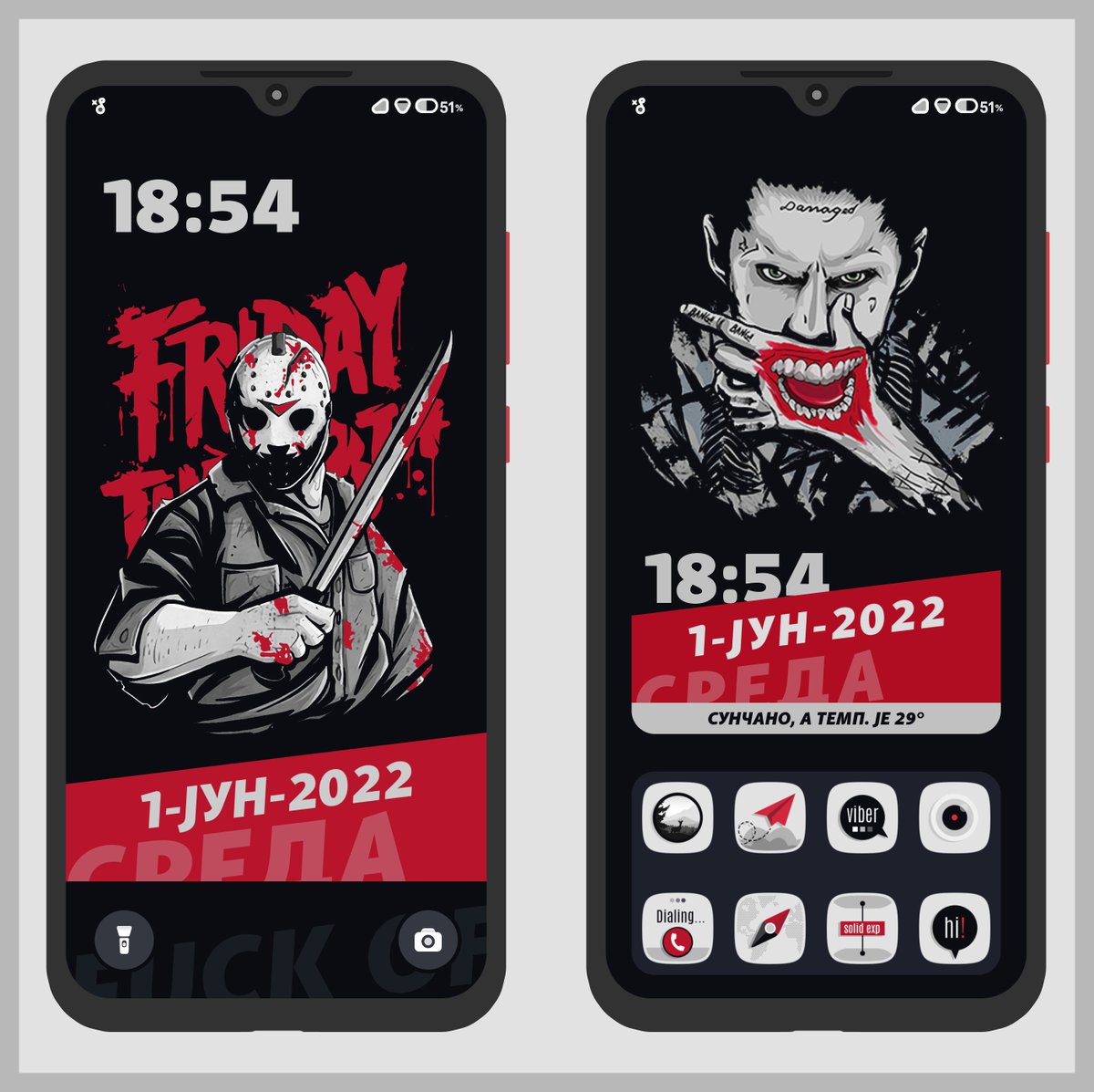 My new MIUI 12.5 theme - Scary
Selfmade icons, widgets, lockscreen...
(Credits for the original images)