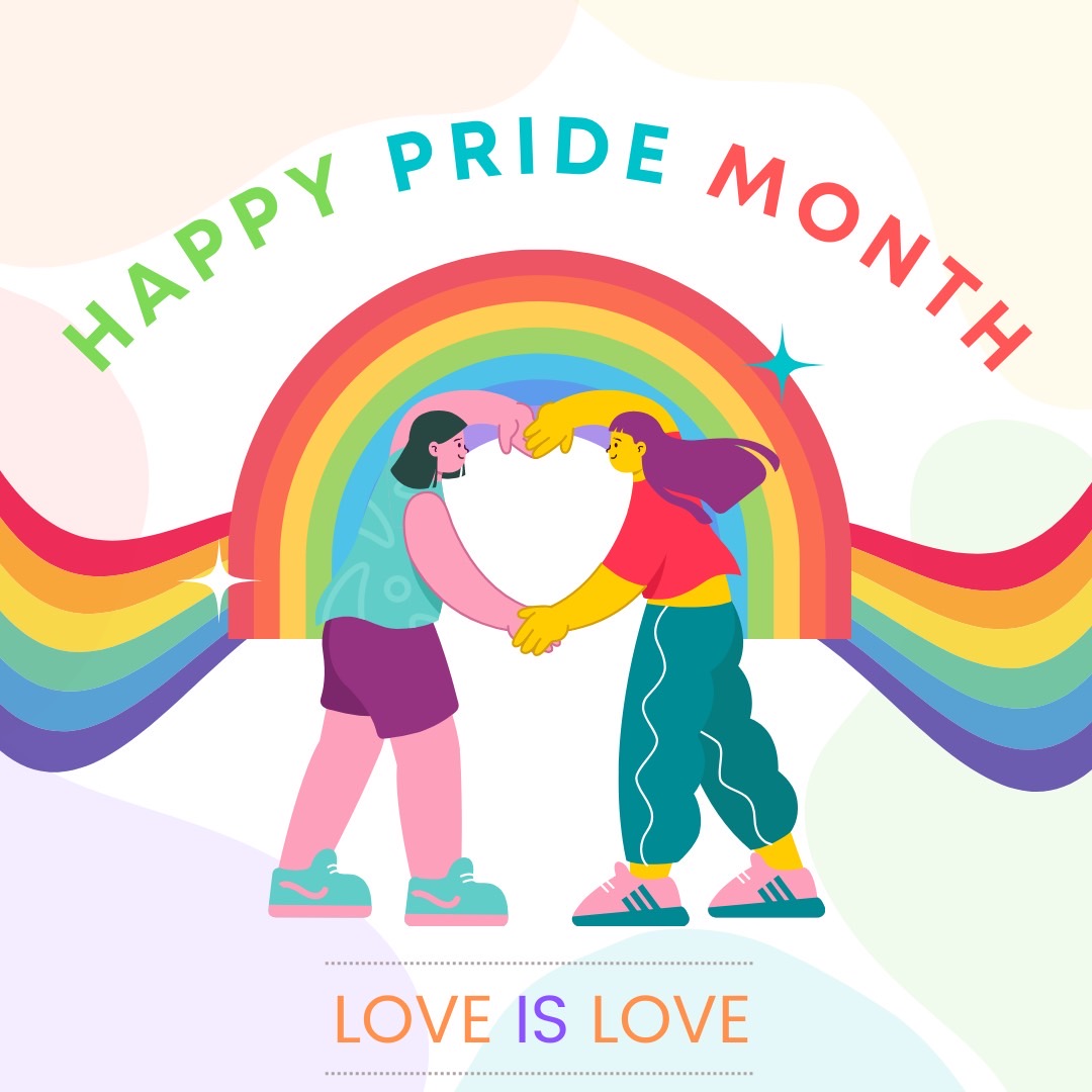 To be yourself is a true beauty and there is no right or wrong direction in defining yourself. Let’s proudly celebrate Pride Month!